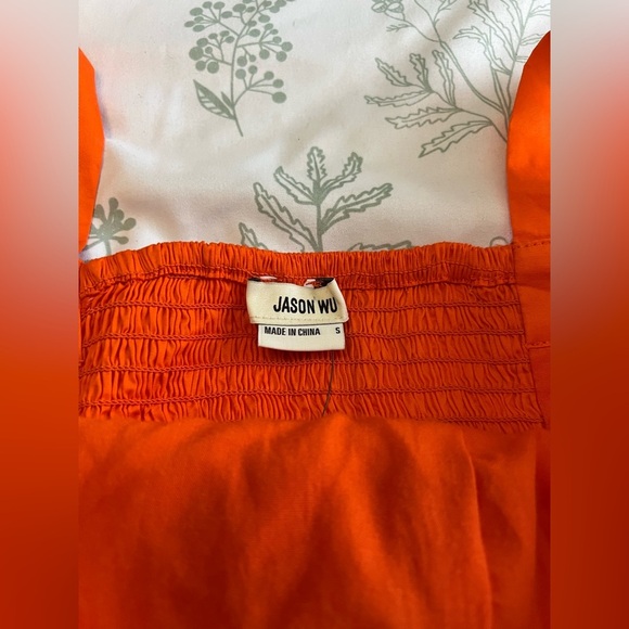 Jason Wu Cropped Orange Cotton-Blend Tank, size S, NWT! - Picture 4 of 9